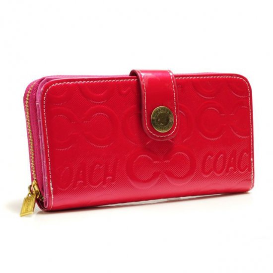 Coach Logo Large Red Wallets BCN | Women